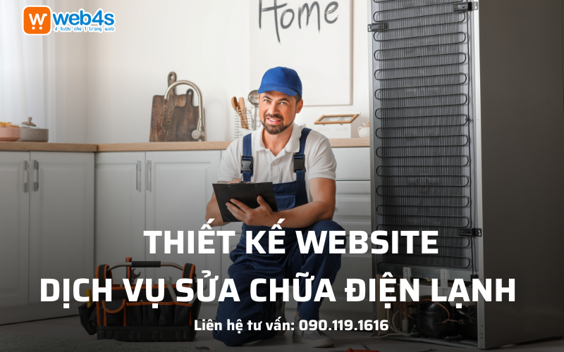 Thiết kế website dịch vụ sửa chữa điện lạnh